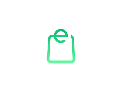 Ecommerce Logo Mark Design | Shopping Bag bag design ecom ecommerce logo logo mark shopping