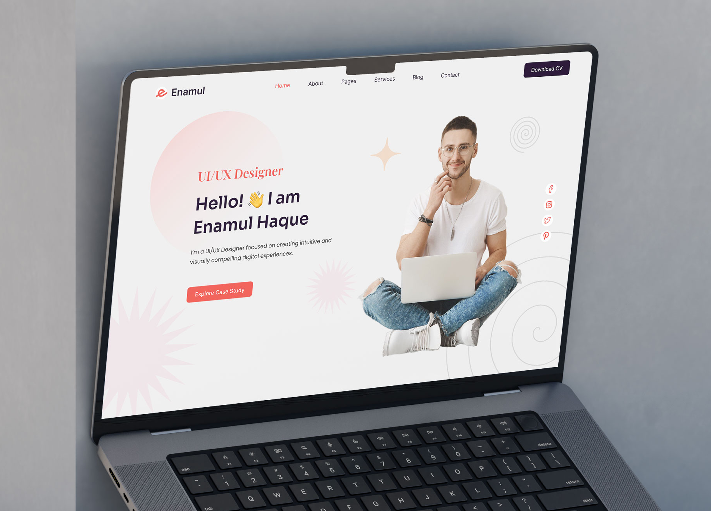 Personal Portfolio Website — UI/UX Design agency portfolio creative agency creative direction designer portfolio designer website freelancer protfolio personal portfolio personal project portfolio portfolio angency portfolio landing portfolio website product designer