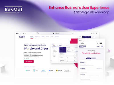 Rasmal.io Initial UX Revamp arab design egypt fintech product design saudi ui uiux ux web app web design