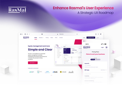 Rasmal.io Initial UX Revamp arab design egypt fintech product design saudi ui uiux ux web app web design