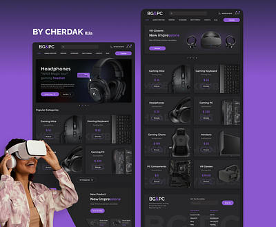 Device Store Design | E-commerce | Gaming about us catalog category e commerce gaming store ui ux