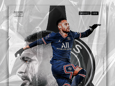 Neymar Jr. | PSG Art art graphic design motion graphics neymar