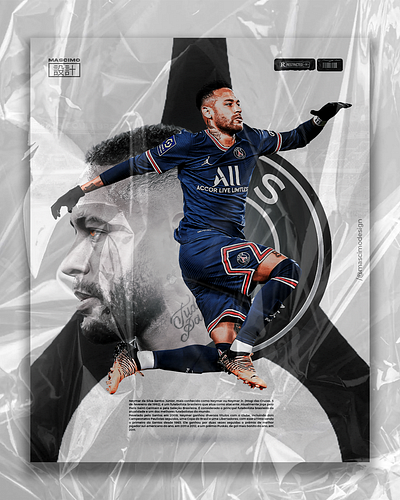 Neymar Jr. | PSG Art art graphic design motion graphics neymar