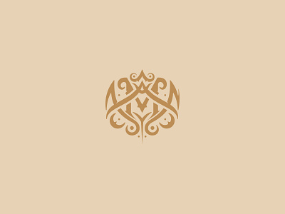 aman logo arabic calligraphy desert lettering monogram