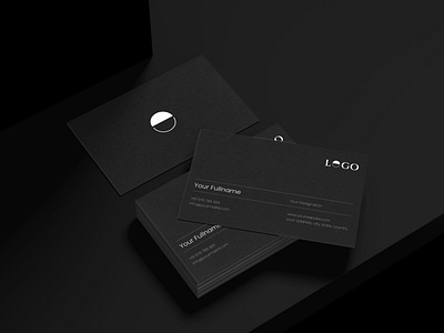 Luxury Business Card bcard black and white black business card brand brandidentity branding business card creation dribble graphic design graphics illustrator logo minimal minimal business card motion graphics photoshop ui visiting card visual identity