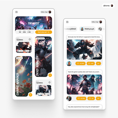 Case Study: Futuristic App Design for Deviant app branding design designapp digital product figma game gamedesign interfaces product productdesign ui uidesign uxdesign