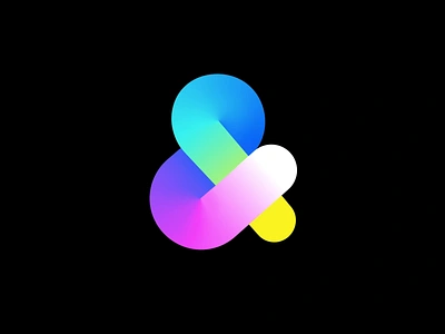 Digital Ampersand Logo Animation after effects animate animation boa crypto gradient heart logo animation logo motion lottie motion web3