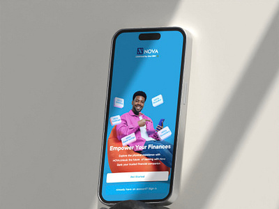 NOVA BANK- Mobile App and Web App design mobileapp productdesign ui web