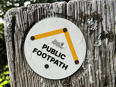 Public footpath dailychallenge navigation outdoor publicfootpath signage