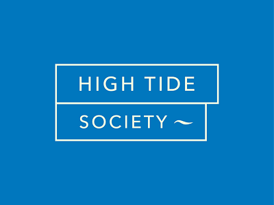 High Tide Society - Combination Mark beach brand design brand identity brand identity design brand mark branding combination mark design florida illustration logo logo design logo designer logomark sun wave