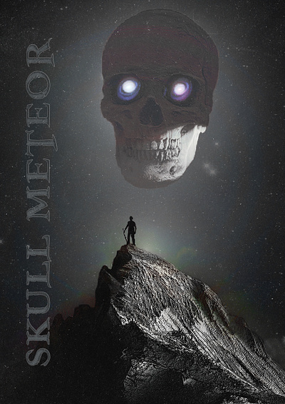 Poster Design | Skull Meteor graphic design