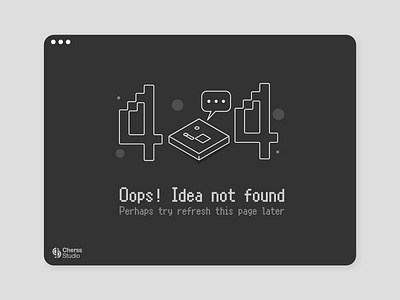 404 Error Idea (Articule LinkedIn) 404 black creative design digital illustration digital painting digitalart error illustration illustrator linkedin page vector white