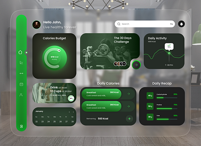 Healthcare Dashboard - Figma Design of Dashboard UI app design app uiux best branding dashboard dashboard ui design expert figma dashboard design health healthcare app landing page mobile ui mobile ui design modern dashboard top ui ui design uiux web ui