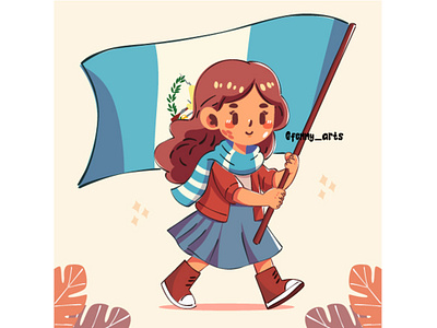 Happy Guatemala Independence Day celebration commemorate culture day event feliz festival flag girl guatemala happy independence joy national parade patriot pride proud symbol unity