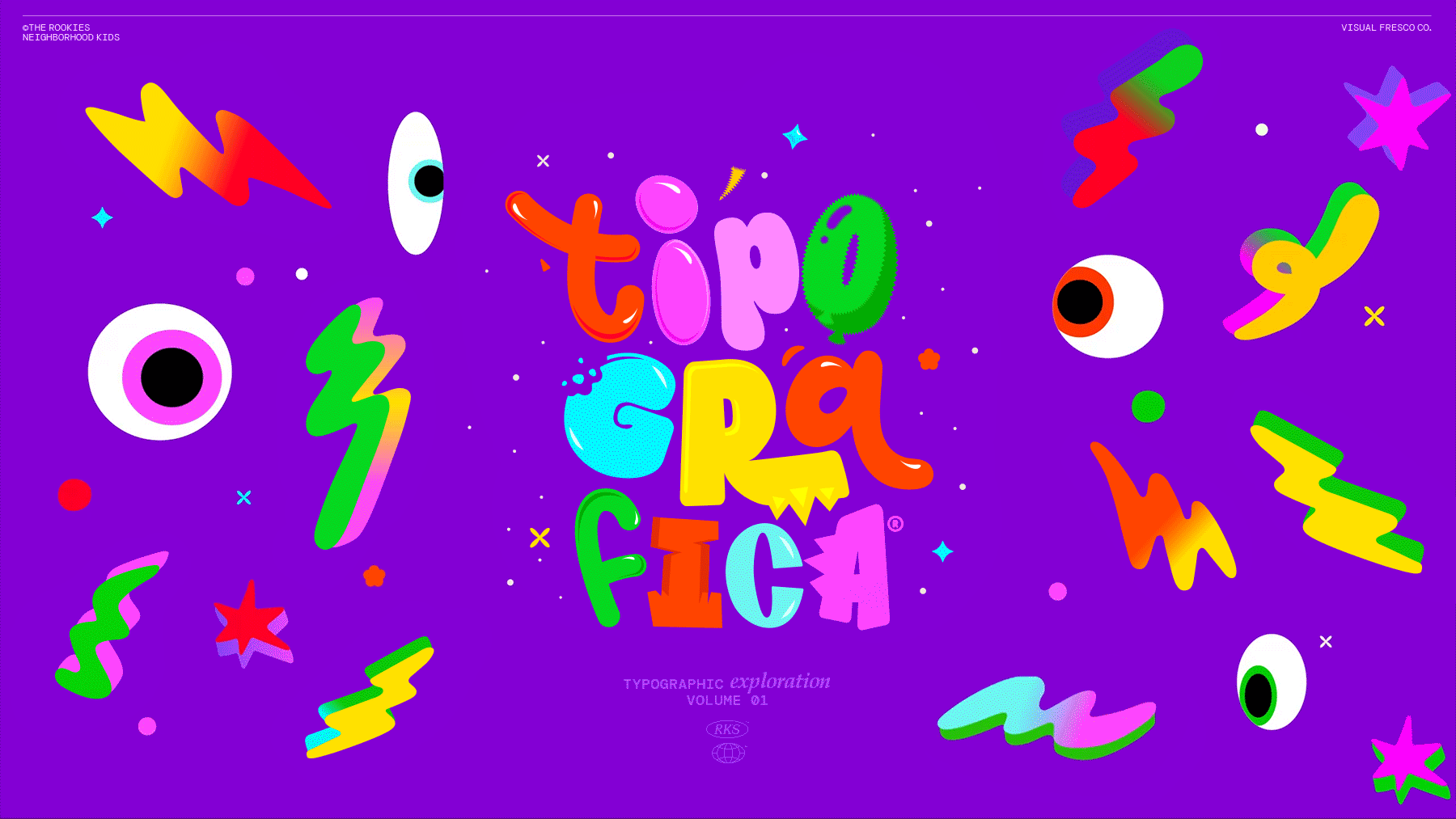 Tipográfica vol.01 animation balloon color graphic design lettering motion graphics party typography