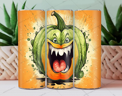 Angry Muskmelon Skinny Tumbler Wrap angry tumbler color image colorful art custom design custom tumbler art design green art illustration muskmelon tumbler photography skinny tumbler slice of food tumbler sublimation tumbler sublimation tumbler warp vector art waterslide tumbler