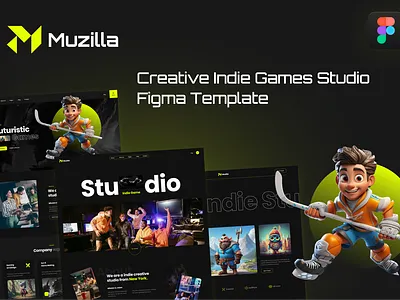Muzilla - Creative Indie Games Studio trailer template