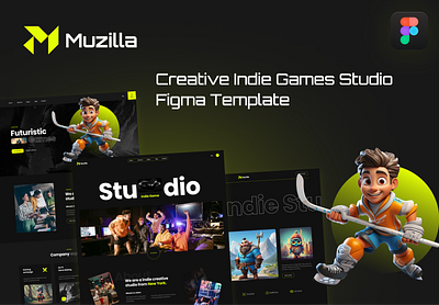 Muzilla - Creative Indie Games Studio trailer template