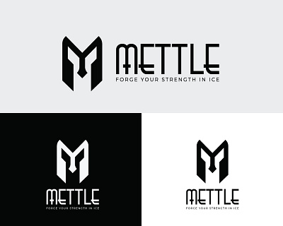 Letter M + Sparta Logo For Mettle Box Ice brand identity branding graphic design letter m logo logo logo design sparta logo