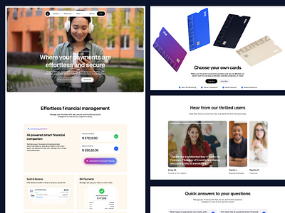 Zenith - Financial AI Website Exploration ai business design finance financial homepage interface landing page money saving spending transaction ui ui design user experience user interface ux web website website design