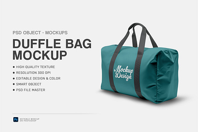 Duffle Bag Mockup minimalist