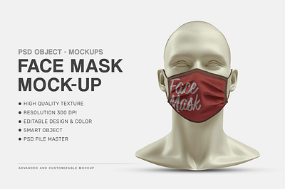 Face Mask Mockup hygiene