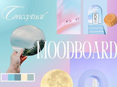 Moonlit Reverie | F&B Advertising Photography 3d concept art creative digital art graphic design mirror moodboard mooncake photography product