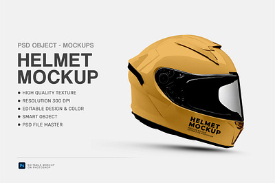 Helmet Mockup headwear