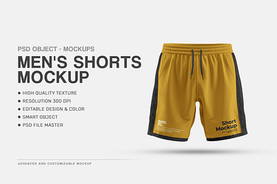 Men's Shorts Mockup design