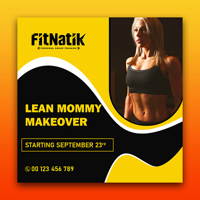 Fitness social media post design brand identity fitness business fitness post gym gym banner gym post instagram yoga