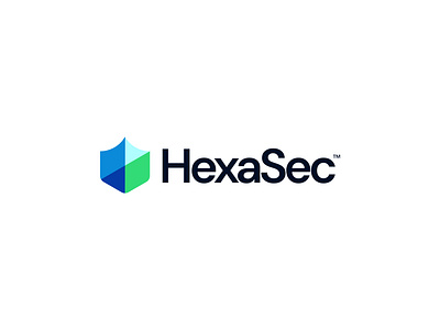 HexaSec; Logo Design for an AI-Based Cyber Security Company ai artificial intelligence brand identity branding cyber security design graphic design hexagon icon logo logo design logomark minimal modern saas software logo symbol vector visual identity web logo