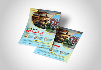 A4 flyer design | Modern flyer design a4 flyer design brand identity branding brochure design business flyer company profile flyer flyer design flyer template free template graphic design identity design real estate flyer tri fold flyer design visual identity