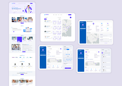 Find Doctor with Healthapp book time with doctor dashboard design find doctor search doctors ui ux website