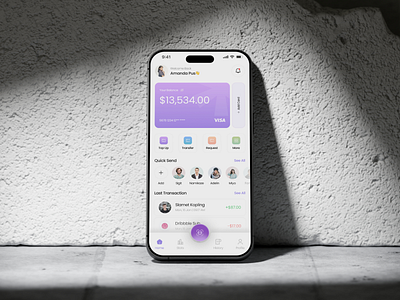 Saku - Finance Mobile App android app bangking bank app card clean credit app credit card finance finance app financialapp fintech mobile design money online bangking payment transaction transfers wallet