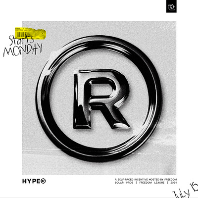 Hype Incentive Graphic album art black and white chrome hype incentive minimal noise