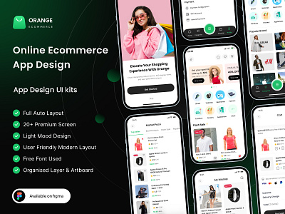 Online E-commerce Shop Mobile App UI Design app design app ui design e commerce e commerce app ecommerce app ecommerce store figma mobile app mobile app design mobile app ui online shop online shopping ui ui ux uiux ux