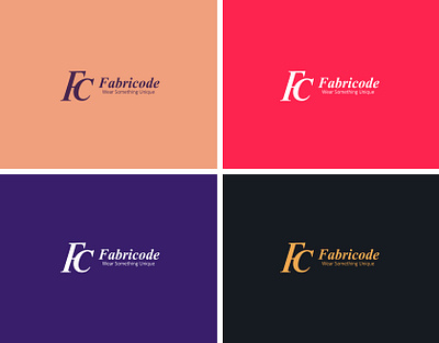 Fabricode Logo branding design fa graphic design ill illustrator logo typography vector