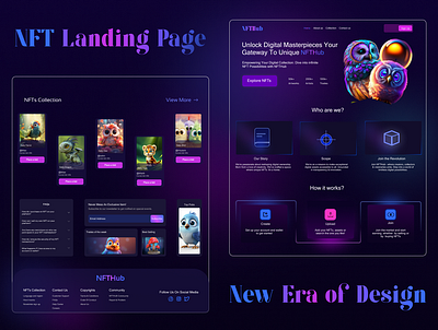 Landing Page branding figma typography ui ux