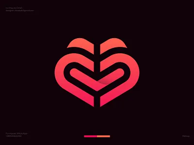 M, Love, Logo best brand identity branding colorful custom m design financial gradient identity letter logo logo logo design logo designer logo maker logodesign logos love m modern logo tech