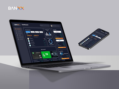 Dashboard Design for BANXX bank account brand branding dashboard dashboard design design digital digital art finance financial graphic design identity branding insurance ui ui design ui ux ui ux design ux ux design website