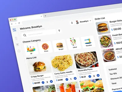 Restaurant POS System billing branding design figma food illustration restaurant pos ui user experience user interface user research ux visual identity web ui