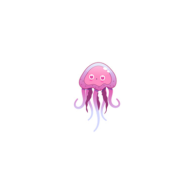 Jellyfish Logo animal brand brand identity branding branding design icon identity logo logo design