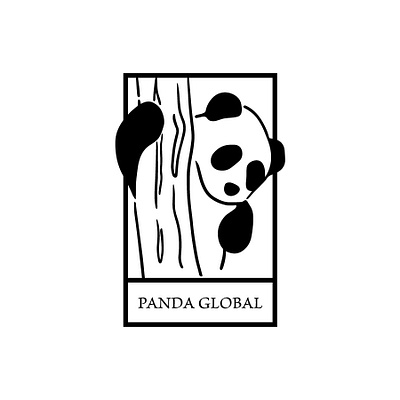 Daily Logo Challenge: Panda Logo brand branding dailylogochallenge graphic design illustration logo logo design