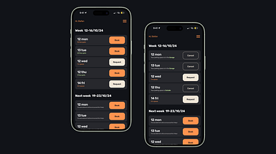 Parking App app booking car design mobile parking product design slot ui ux vehicle