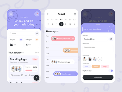 Task Manager App #Exploration app app design clean daily task mobile mobile app planner productivity app saas task management app task manager task manager app team manager to do ui ui design uiux