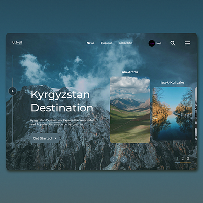 Kyrgyzstan Web Design 3d animation app appdesign branding design figma graphic design illustration landing page logo motion graphics ui uidesign ux uxdesign web web design website website design