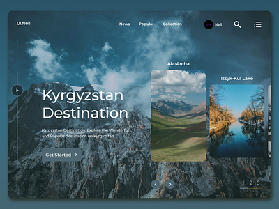 Kyrgyzstan Web Design 3d animation app appdesign branding design figma graphic design illustration landing page logo motion graphics ui uidesign ux uxdesign web web design website website design