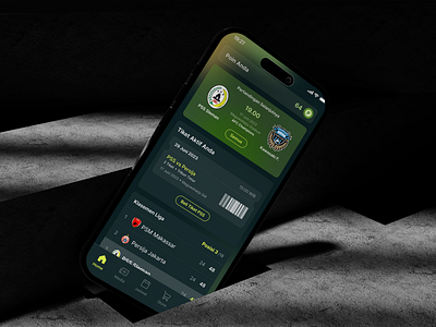 PSS Sleman Mobile App! app club dark football football app football club mobile mobile app schedule score soccer soccer app store ticket ui uidesign uidesigner uiux uiuxdesign userinterface