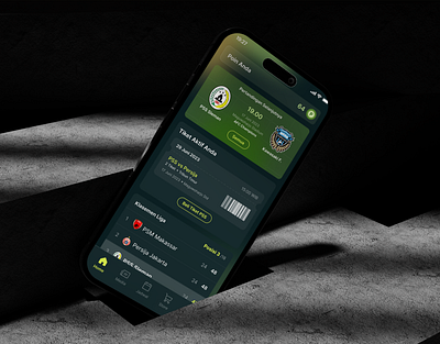 PSS Sleman Mobile App! app club dark football football app football club mobile mobile app schedule score soccer soccer app store ticket ui uidesign uidesigner uiux uiuxdesign userinterface