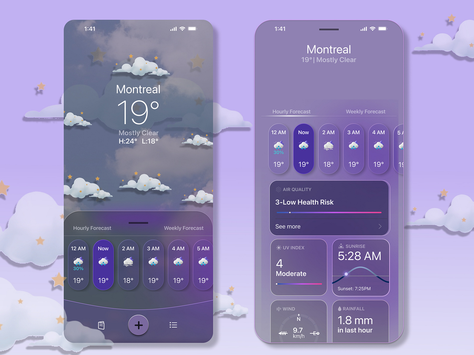 Weather App UI/UX Design by Rani Muniba Ishfaq on Dribbble